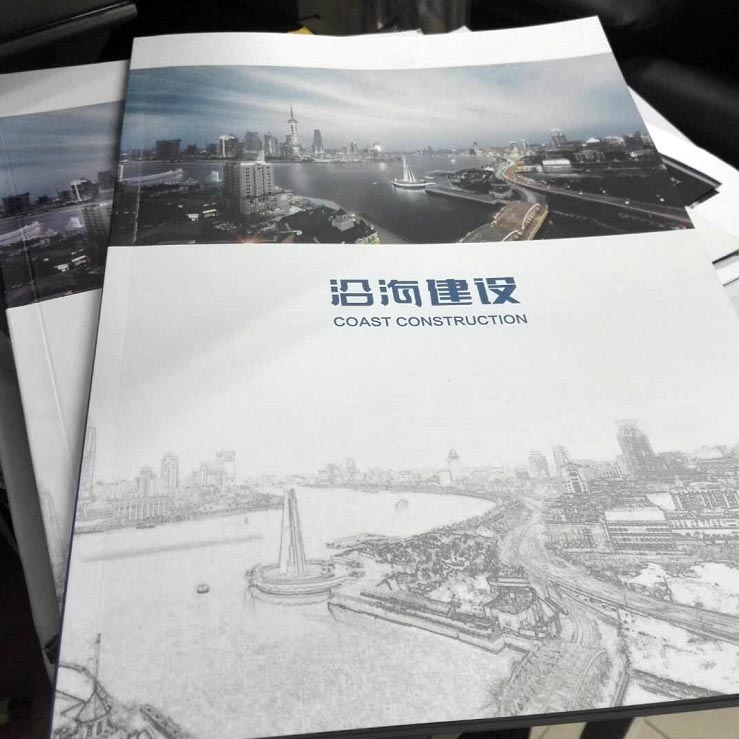 沿海建设公司综合画册印刷